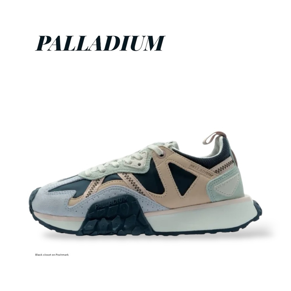 Palladium Black and Tan Sneakers